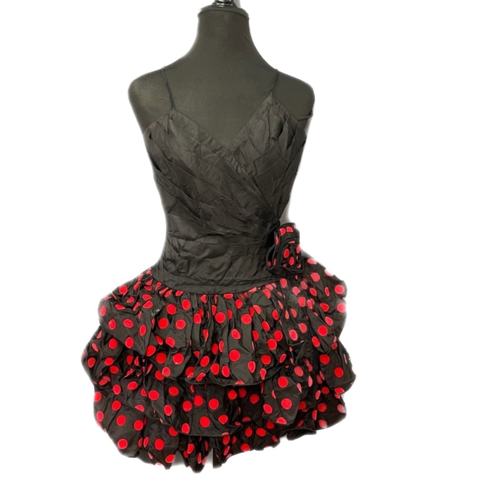 Vintage Lori Ann-Handmade corset style tulle dress